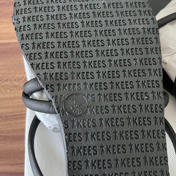 NEW Tkees Sloan Strappy Black Sandals size 7 - Picture 4 of 4